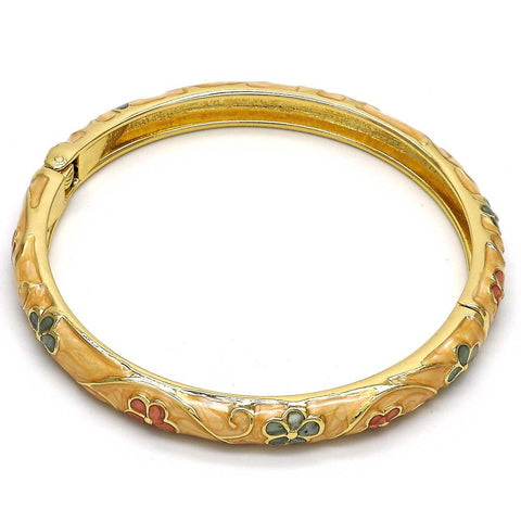 Cloisonne Amber Bangle