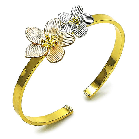 Tricolour Flower Bangle