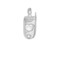Flip Phone Locker, sterling silver jewellery by Image Gang