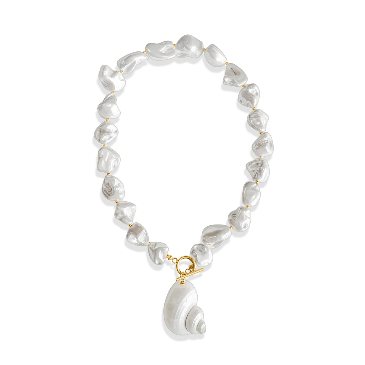 Fresh water Pearl Shell Necklace
