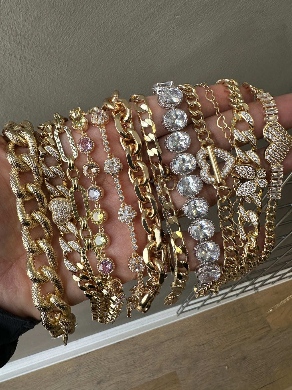 Chunky Textured Cuban Bracelet, bracelet by Image Gang (view 2)