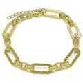 Hammered Watch Link Chain