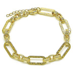 Hammered Watch Link Chain