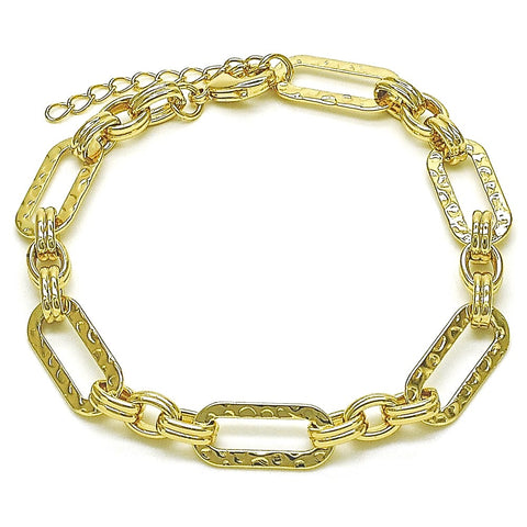 Hammered Watch Link Chain