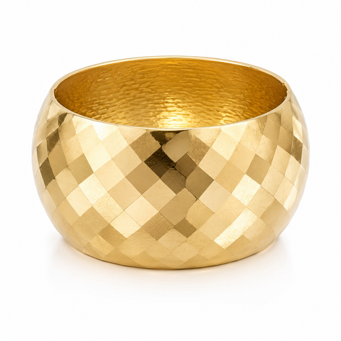 XL Faceted Bangle