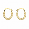 Kids Mini Bamboo Hoops, gold filled hoop earrings by Image Gang