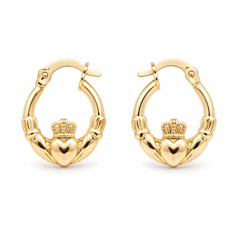 Claddagh Hoops