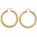 Simone Hoops, gold filled hoop earrings by Image Gang