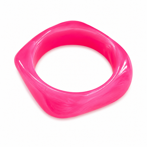 Dragonfruit Resin Bangle
