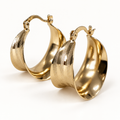 Jaya Hoops, hoop earrings by Image Gang