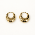 Stassie Hoops, gold filled hoop earrings by Image Gang