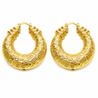 Kemiah Hoops, gold filled hoop earrings by Image Gang