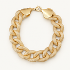 Chunky Textured Cuban Bracelet, bracelet by Image Gang