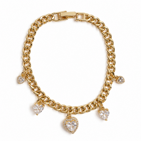Sweetheart charm bracelet