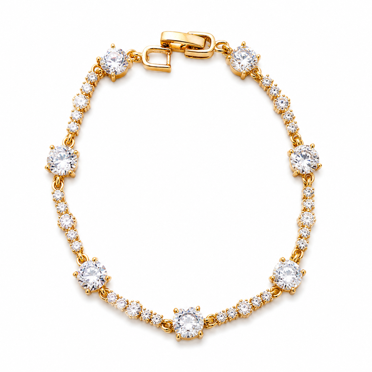Crystal Flower Bracelet