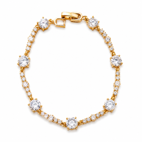 Crystal Flower Bracelet