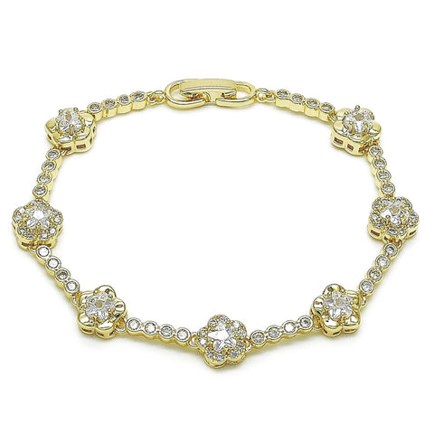 Crystal Flower Bracelet