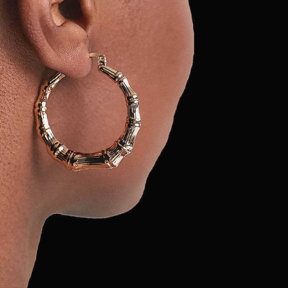 Small Classic Bamboo Hoops
