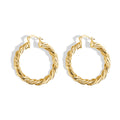 Taylah Hoops, gold filled hoop earrings by Image Gang