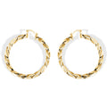 Raya Hoops, gold filled hoop earrings by Image Gang