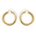 Mae Hoops, gold filled hoop earrings by Image Gang