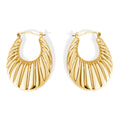 Ria Hoops, gold filled hoop earrings by Image Gang