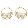Amora hoops, gold filled hoop earrings by Image Gang