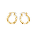 Bonnie Hoops, gold filled hoop earrings by Image Gang