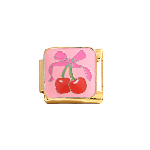 Pink Cherry Charm