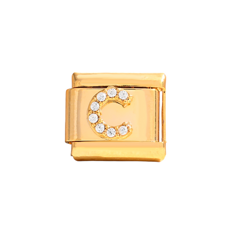 Gold C Letter Charm