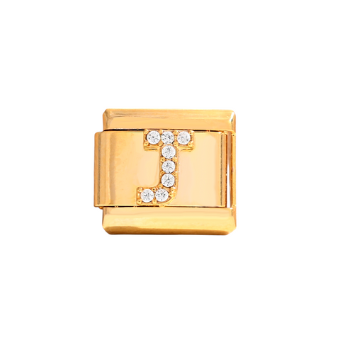 Gold J Letter Charm