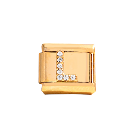 Gold L Letter Charm