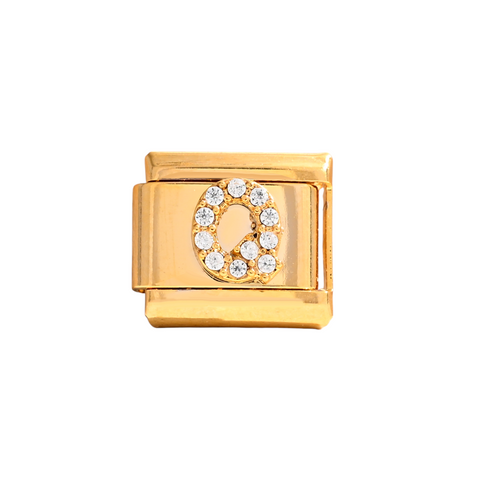 Gold Q Letter Charm