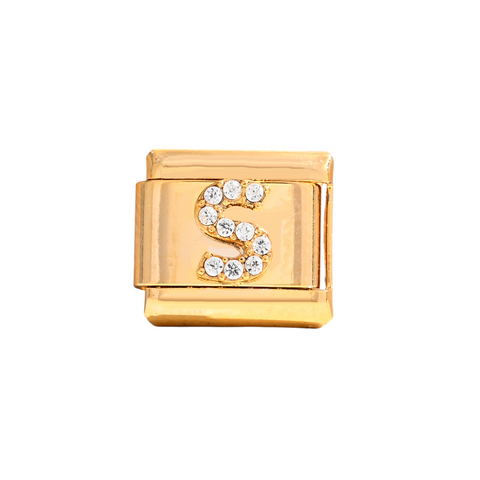 Gold S Letter Charm