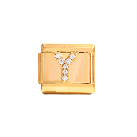 Gold Y Letter Charm