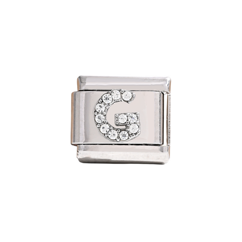 Silver G Letter Charm