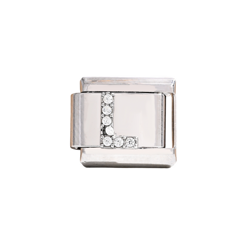 Silver L Letter Charm