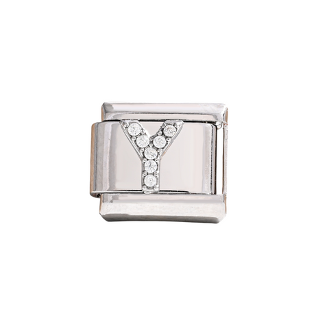 Silver Y Letter Charm