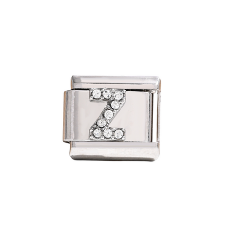Silver Z Letter Charm