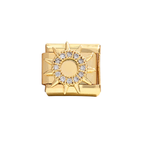 Crystal Sun Charm