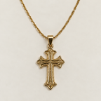 Chrome Cross Necklace