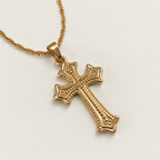 Chrome Cross Necklace
