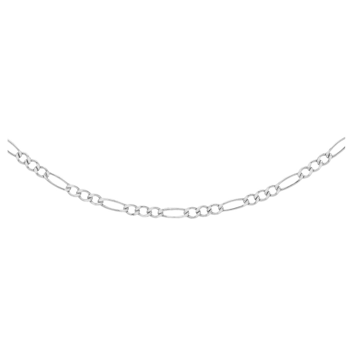 18" Diamond Cut Figaro Chain