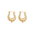 Mini Round Creole Hoops, gold filled hoop earrings by Image Gang