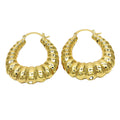 Saffron Hoops, gold filled hoop earrings by Image Gang
